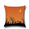 Night Owl Bat Terrorist House Giant Ants Halloween Element Pillow Cases Home Decorative Cushion Cover Festival Gift YLCM