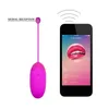 Sexprodukter vibratorer Pretty Love USB Rechargable Bluetooth Wireles App Remote Control Egg Vibrator Vibrator Sex Toys For Woman1607080