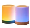 Multifunctional Smart Portable Wireless Bluetooth Speaker with Touchable Induction LED Table Lamp/Night light TF Card