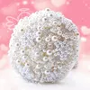 Perles De Luxe Bouquet Artificiel À La Main Cristal Ivoire Broche Bouquet 2018 Nouveaux Fleurs De Mariage Bouquets De Mariée221h