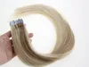 16Inch to 24Inch Piano Remy Tape in Skin Human Hair Extensions,PU Skin Tape Hair Extensions,20pcs/bag 30g,40g,50g,60g,70g/Bag 1Bag/lot