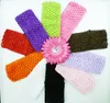 2.75 "아기 유아 소녀 크로 셰 뜨개질 머리띠 hairbands 여자를위한 Tutu 밴드 투투 드레스