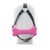 Osso di cane Bocca Morso Palla Bavaglio Bastone Testa Imbracatura Maschera Bondage Fetish Restraint R5015391425