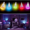 10W A19 التحكم عن بعد تغيير لون المصابيح ضوء LED RGB + Daylihgt الأبيض 16 اختيار اللون ، E26 قاعدة المسمار المتوسطة