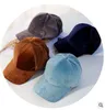 2017 inverno pelle leath cappelli snapback berretto da baseball invernale cappelli piatti in velluto a coste berretto hip-hop spedizione gratuita marrone