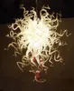Lampade Lampada a sospensione in cristallo a LED a forma di fiore contemporaneo Decorazione artistica per interni Illuminazione Lampadario in vetro soffiato a mano