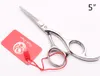 Z1006 5" to 8" Different Size JP 440C Purple Dragon Silver Hairdressing Shears Cutting or Thinning Scissors Human or Pets Hair Style Tools