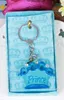 Pink Princess Blue Prince Crown Design Key Chains Bridal Wedding Baby Shower Favor Gifts Keychains Christmas Gift ZA1166
