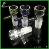 Atacado Tigelas De Vidro com Azul Verde preto claro Floco De Neve Filtro Tigela para Bongos De Vidro 10mm 14mm 18mm Caber Plataformas de Petróleo Bongs De Vidro