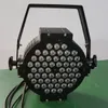 Free shipping Cast aluminium 54*3W 3in1 LED Par Cans Aluminium Tri color Flat DMX LED Stage Lighting