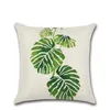Lyxiga blad av regnskog kudde täcke kuddehus hem textilier tillbehör dekorativa kasta kuddar stol sits preferens