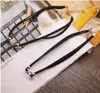 Punk Japan Leather Chokers Fashion Simple 2 layered Collar Necklaces for Women Circle Clasps Charms Korean Jewelry Free Shipping