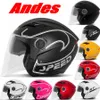 2016 Nouvelles saisons d'été Andes B-639 double lentilles casque de moto demi-visage casques de vélo électrique en ABS et TAILLE LIBRE