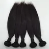 Menselijk Haar Weave Braziliaanse Virgin Haar Straight Hair Weefs inslag Goedkope Hair Extensions Double Inslag Menselijk Haar 3bundles 100g per bundel
