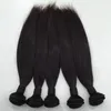 3 stks / partij Straight Virgin Hair Bundels Weefsels, Braziliaans Peruviaans Maleisisch Haar, No Shiding Geen Tangle Soft Straight Human Hair Extension