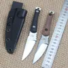 2 Style D2 Steel Fixed blade knife 60HRC Satin blade Micata Handle With Kydex H5413