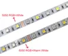 Tira de LED 5050 RGBW DC12V 60 LED/m RGB + blanco/RGB + luz LED Flexible blanca cálida 5 m/lote