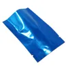 9 x 13 cm, blau, oben offen, Vakuum-Heißsiegel-Verpackungsbeutel aus Aluminiumfolie in Lebensmittelqualität für getrockneten Nusstee, Mylar-Folien-Vakuum-Heißsiegel-Verpackungsbeutel