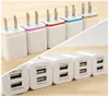 Metal Dual USB wall US EU plug 2.1A AC Power Adapter Wall Charger Plug 2 port for samsung galaxy note 20 LG tablet