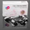 3in1 0.5mm 1.0mm 1.5mm Micro Needle Derma Roller Skin Facial Care Kit Therapy