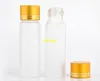 100pcs / parti snabb frakt 20ml matt glas parfymflaskor 20cc eteriska oljekåpa kosmetiska provbehållare flaskor