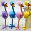 2016 New Arrival Gel Pens Ostrich Design Roller Ball Pens Creative Stationery Non-sucker Special Fancy Stand-up