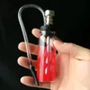 Ny bong !! Mini Glass Bongs Mix Color Glass Water Pipe International Märke DK Gratis leverans