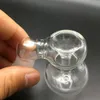 glass Hookahs ashcatcher thick clear water pipes bubbler with 10mm 14mm 18mm male female joint bowl ash catcher ball style