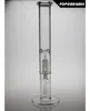 SAML 42 cm de hauteur pipes à fumer narguilés 4 bras percolateurs d'arbre Bongs eau bong verre plate-forme pétrolière taille du joint 18.8mm PG5104