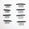 7teeth peruk combs clips spetsar peruk clips bifogade kepsar peruk combs infoga peruk clips hår förlängningar verktyg