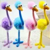 2016 New Arrival Gel Pens Ostrich Design Roller Ball Pens Creative Stationery Non-sucker Special Fancy Stand-up