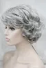 free shipping charming beautiful new Hot sell vogue women's short curly synthetic full wigs everyday /six-color selection