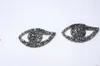 25 шт./лот глаз дизайн Кристалл hotfix мотивы железа на передачу горный хрусталь патчи стразы Кристалл камни аппликация для одежды ремесло