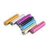 Cylindre en métal Portable USB Mobile Power Bank Chargeur Pack Box Case Batterie Case 1A pour 1 x 18650 DIY sans soudure