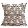 halloween Christmas black white pillowcase geometry Cushion covers Cotton linen pillow cover for Sofa bed Nordic Throw Pillow case