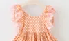 2017 bebé niña niños vestido de fiesta Niñas Polka Dot vestido de encaje vestidos de princesa vestidos de navidad Vestidos de niñas Ropa de niños vestidos de niños