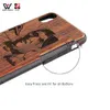 InstorkBamboo木製の電話ケース高品質耐衝撃費用計算済みデザインパターンレーザー彫刻Dreamcatcher for iPhone 7 8 Plus 11 12 Pro Max Wholesale