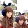 Wholesale-Bow plush earmuffs The new plush warm ear Autumn and winter fashion warm earmuffs Cute earmuffs