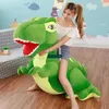 Dorimytrader Large Simulated Animal Tyrannosaurus Rex Plush Toy Gevulde anime dinosaurus pop gek cadeau voor kinderen 205 cm 81inch DY6176400530