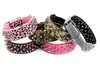 PU lederen halsbanden met studs en studs 2quot brede lederen halsband voor PitBull Mastiff Boxer middelgrote en grote honden 12 kleuren 4 maat9558865