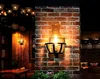 American Retro Industrial Decoration Antika vägglampor Loft Glass Vasform Vintage Lantern Kerogen Corridor Warehouse Balcony Wall Lamp Candle Lights3398686