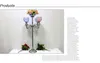 stand de fleurs décoration de plumes d'autruche scène de centres de table de mariage