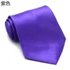 Solid necktie 36 Colors 145*10cm Men's neck tie Narrow version NeckTie Leisure Arrow Necktie Skinny neckties Free FedEx TNT