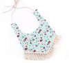 Baby Bandana Tassel Bibs Ins Burps Cloths Nyfödd Fringe Saliv Handduk Bibp Burp Tassel Matning Saliv Handduk Bandana Bibs KKA2393