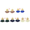 Idealway Fashion 5 Colors Gold Ploated Ally Draad Tassel Shourouk Oorrings