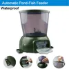 Large Capacity Digital Automatic Fish Feeder - 4L Fish Food Pond Aquarium Auto Holiday Koi Feed Timer Dispenser