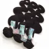 Onda del corpo dei capelli vergini peruviani 100% onda del corpo dei capelli umani Estensione dei capelli 3 pz/lotto 100 g/pz non trasformati capelli umani vergini tesse