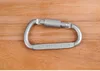 Bergsteigen Wandern Camping Outdoor-Gadgets Karabiner Karabinerhaken Aufhänger Schlüsselanhänger Aluminium Kletterkarabiner 100 Stück DHL Versand