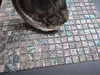 Abalone shell mosaico verde, azulejos da cozinha backsplash; mãe de mosaicos pérola, mosaico abalone verde; telha backsplash