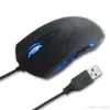 Gros 2400 DPI LED 6 Bouton Clé Optique USB Souris Filaire Pour Jeu Ordinateur Portable H210418